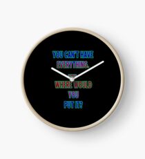 Funny One-Liner “Hoarding” Joke Clock