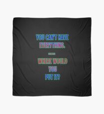 Funny One-Liner “Hoarding” Joke Scarf