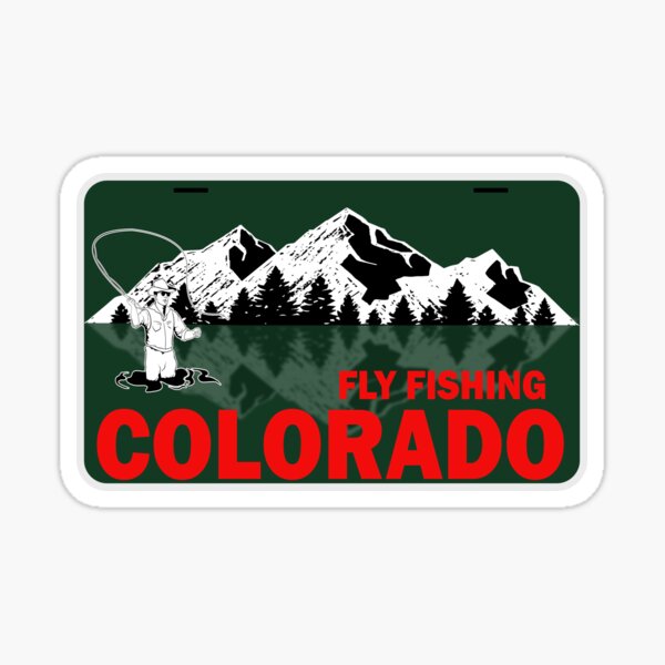 Colorado Fishing Stickers for Sale, Free US Shipping