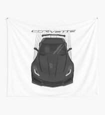 Corvette C7 ZR1 - Black Wall Tapestry