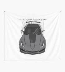 Corvette C7 ZR1 - Grey Wall Tapestry