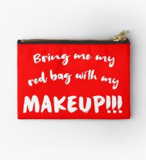 Bring mir meine rote Tasche mit meinem Make-up !!! / Anfisa / 90 Tage Verlobter Studio Clutch