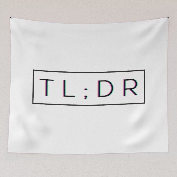 Item preview, Too Long ; Didn't Read designed and sold by Melulines.