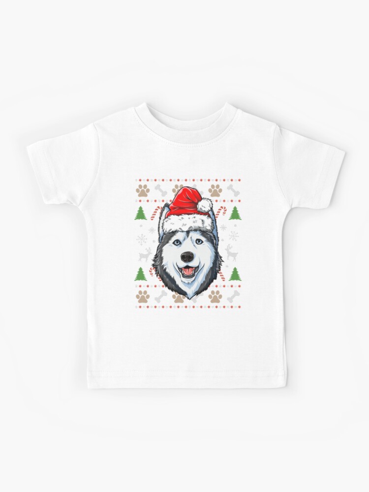 husky christmas t shirt