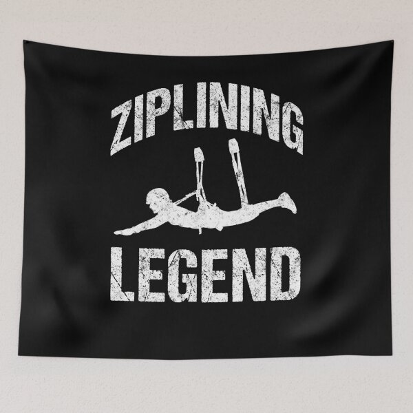 Item preview, Vintage Ziplining Legend Design for Zipline Lovers designed and sold by BouncingSloth.