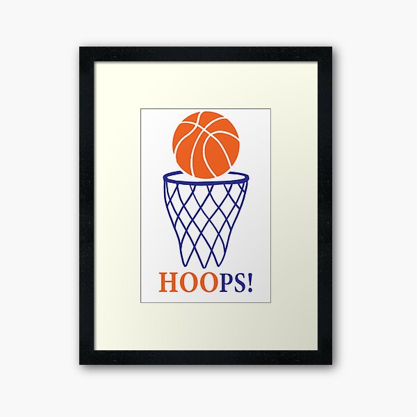 Hoops Framed Art Print