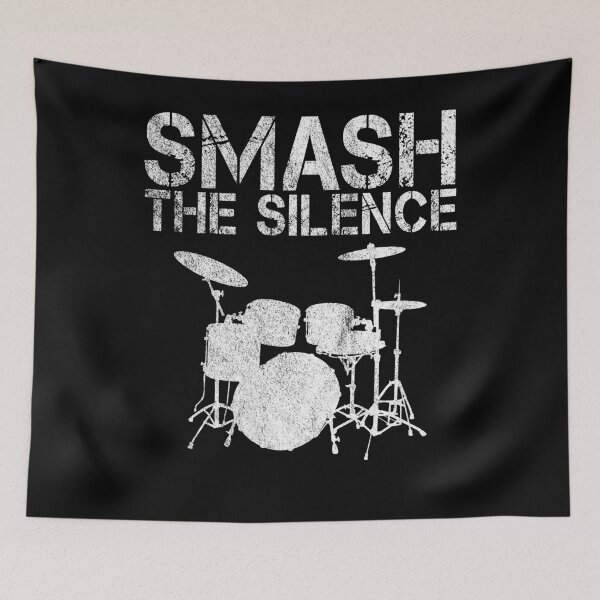 Item preview, Drumming Smash The Silence Design for Drummers designed and sold by BouncingSloth.