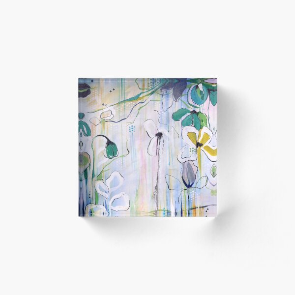 Efflourescence Acrylic Block
