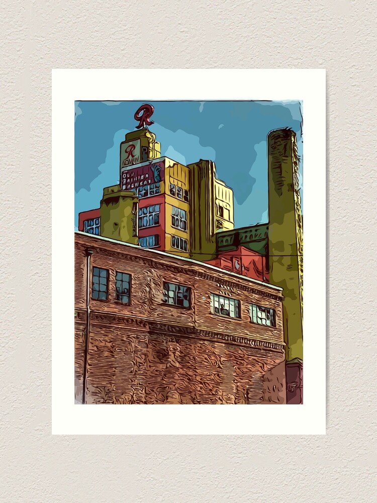 Old Rainier Beer building in Seattle Washington - WelshDesigns