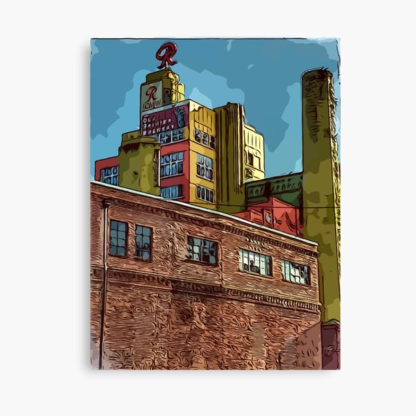 Item preview, Old Rainier Beer building in Seattle Washington - WelshDesigns designed and sold by welshdesigns.
