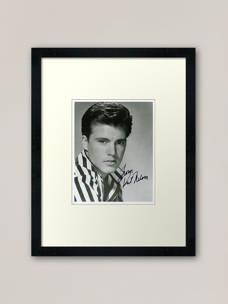 Alternate view of Ricky Nelson Autograph Framed Art Print