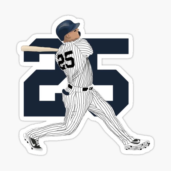 Gleyber Torres #25 New York Yankees White Home Pinstripe Men's