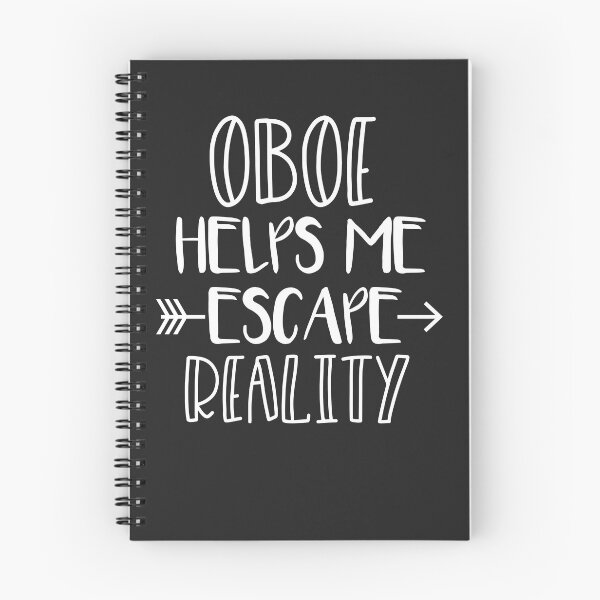 Item preview, Oboe Helps Me Escape Reality Band Orchestra Player 2 designed and sold by hadleydesigns.