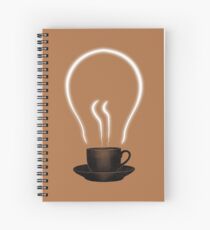 Cuaderno de espiral El poder del cafe