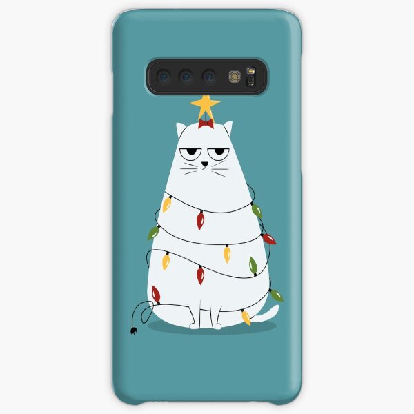Grumpy Christmas Cat Samsung Galaxy Snap Case
