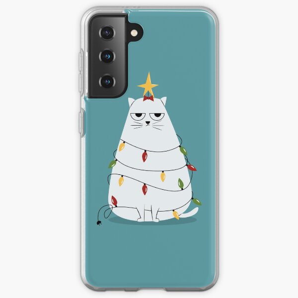 Grumpy Christmas Cat Samsung Galaxy Soft Case