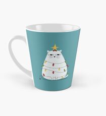 Grumpy Christmas Cat Tall Mug