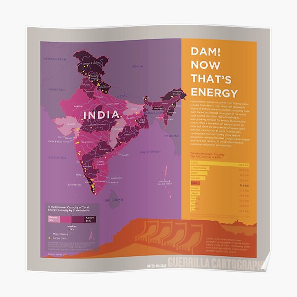 Dam! Now that's Energy (white) Poster