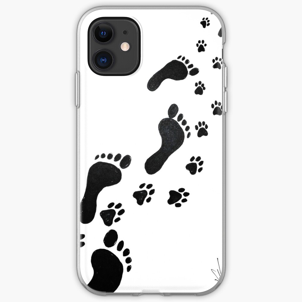 Hiking buddy (tattoo design) iPhone Case & Cover