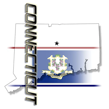 Artwork thumbnail, Connecticut - Vertical by Bartrand Design Studio
