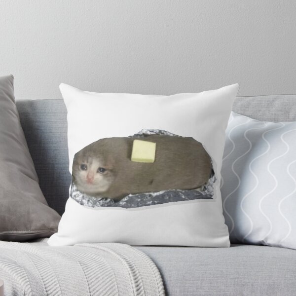 Item preview, crying baked potato cat designed and sold by citrea.
