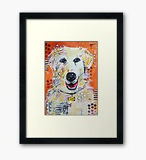 Yellow Lab Framed Print