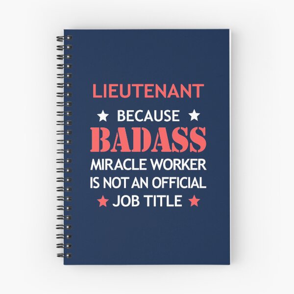 Item preview, Lieutenant Badass Birthday Funny Christmas Cool Gift designed and sold by smily-tees.