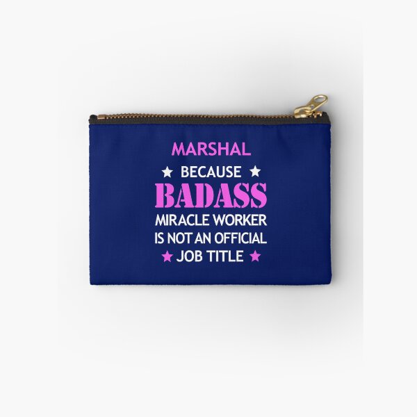 Item preview, Marshal Badass Birthday Funny Christmas Cool Gift designed and sold by smily-tees.