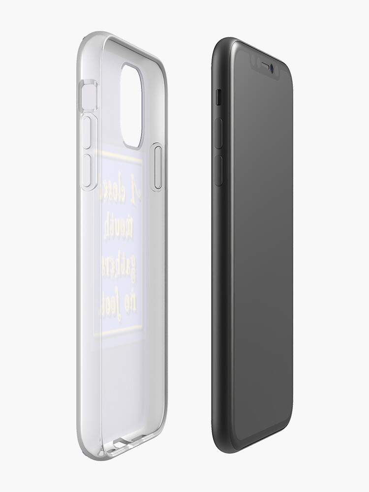 A Closed Mouth Gathers No Foot Iphone Case Cover By Danbaran Redbubble