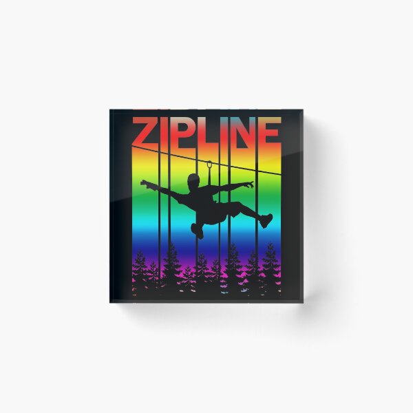 Item preview, Zipline Graphic Design for Ziplining Enthusiasts designed and sold by BouncingSloth.