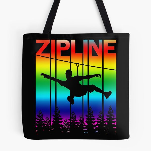 Item preview, Zipline Graphic Design for Ziplining Enthusiasts designed and sold by BouncingSloth.
