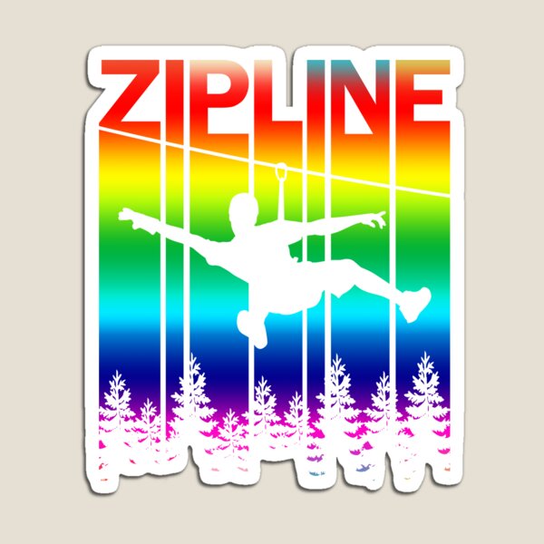 Item preview, Zipline Graphic Design for Ziplining Enthusiasts designed and sold by BouncingSloth.