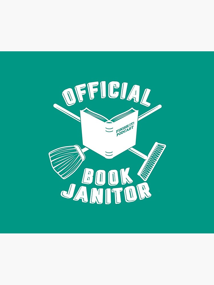 Book Janitor (white) by FinishItPod