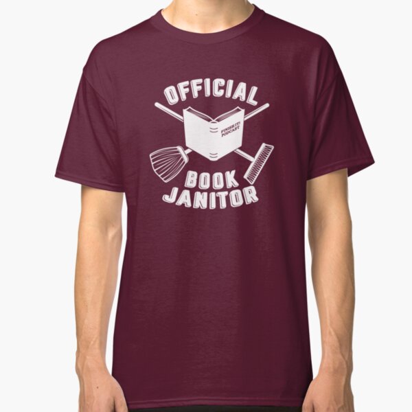 Book Janitor (white) Classic T-Shirt