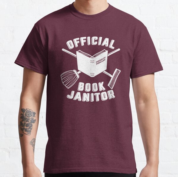 Book Janitor (white) Classic T-Shirt