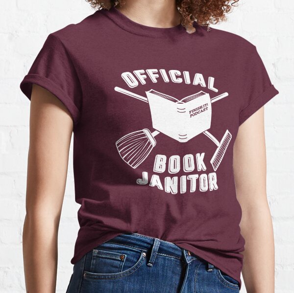 Book Janitor (white) Classic T-Shirt