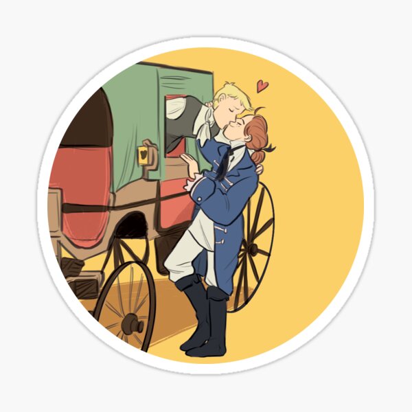 FlintHamilton Carriage Kiss Sticker