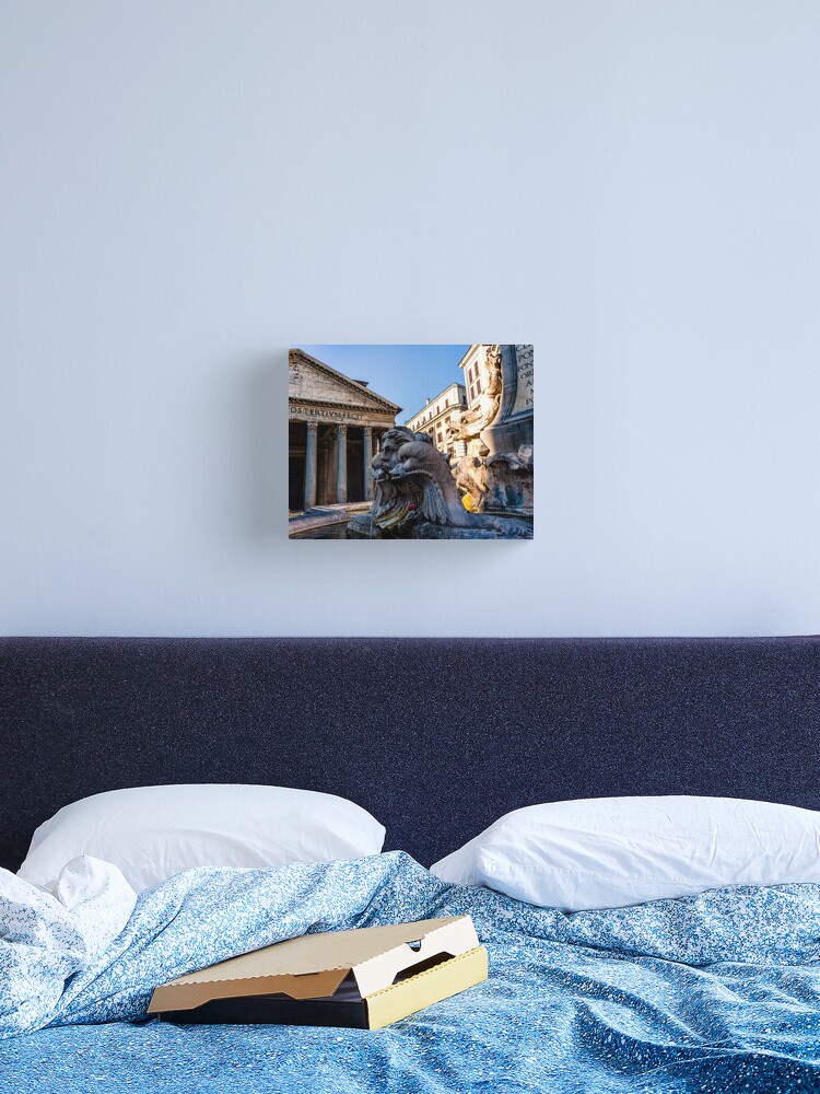 Thumbnail 2 of 3, Canvas Print, Fontana del Pantheon designed and sold by darren-j-mcleod.