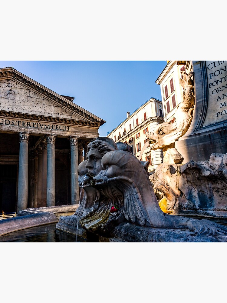 Thumbnail 3 of 3, Canvas Print, Fontana del Pantheon designed and sold by darren-j-mcleod.