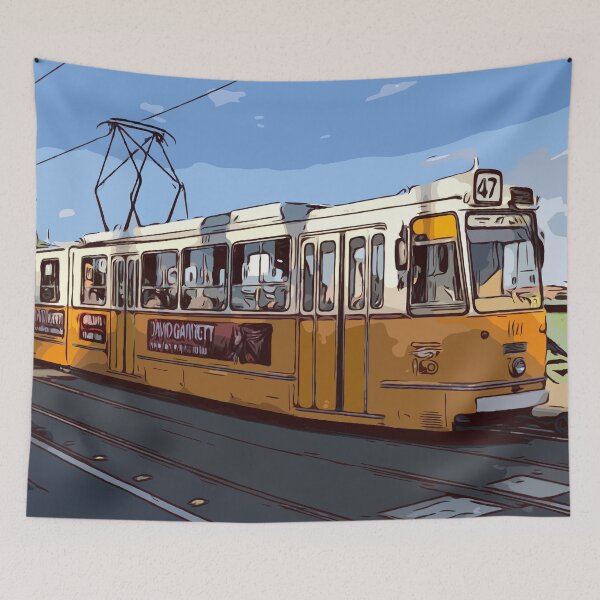 Item preview, Electric street car in Budapest - WelshDesigns designed and sold by welshdesigns.