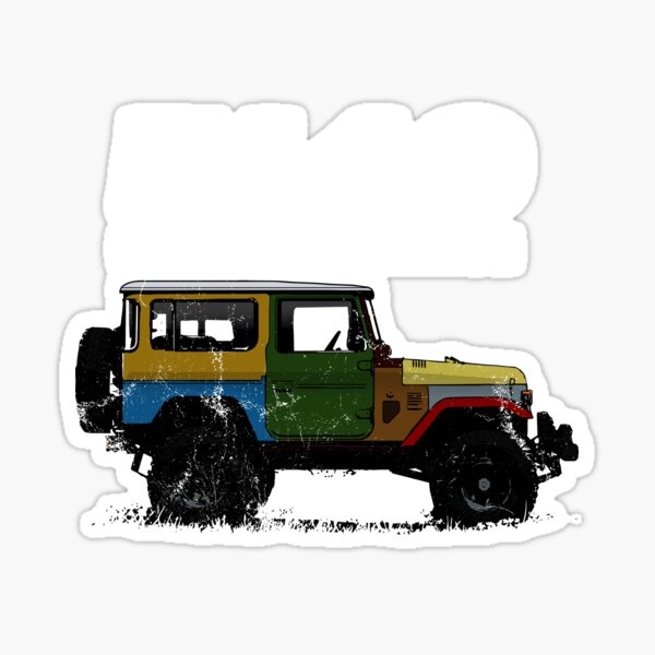 BJ40 Landcruiser trucks T-Shirt, Hooded Sweatshirt Gift for Christmas Sticker
