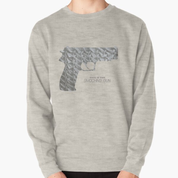 This is the SMOCKING GUN Pullover Sweatshirt