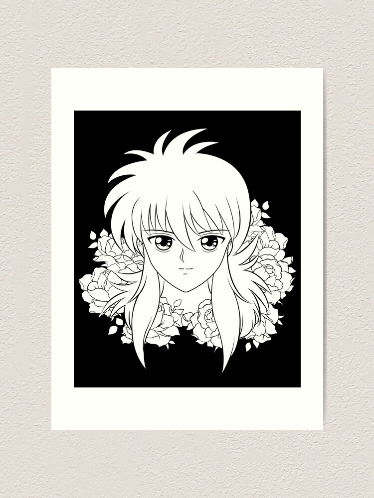 Yu Yu Hakusho Chacracters Kanji Art Print by S-Class Weirdos