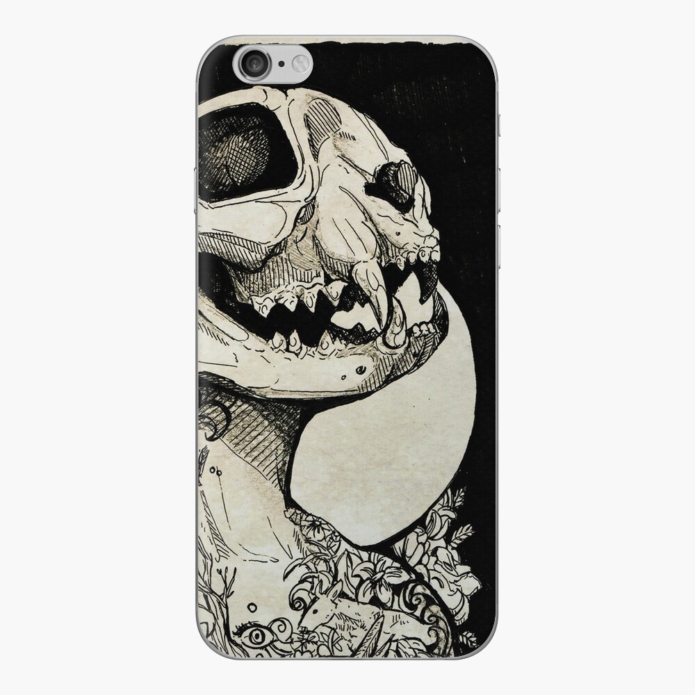 Item preview, iPhone Skin designed and sold by WOLFSKULLJACK.