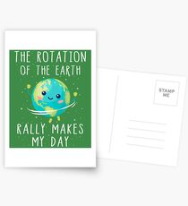 Die Rotation der Erde macht meinen Tag wirklich aus Postkarten