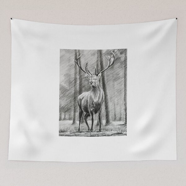 Item preview, A deer in the forest designed and sold by arttyshenko.