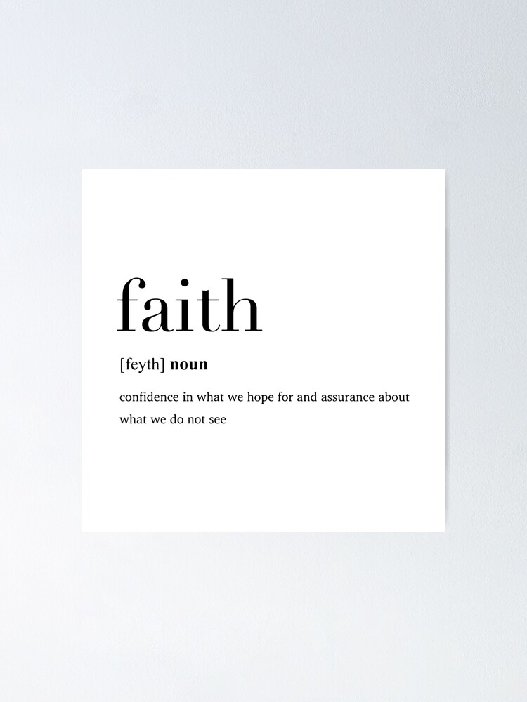 What Is A Faith Definition