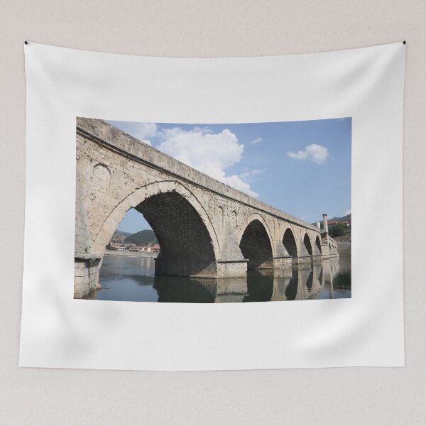 Item preview, famous old stone bridge Visegrad Bosnia designed and sold by goceris.
