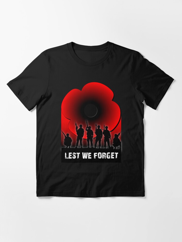 lest we forget rugby shirt