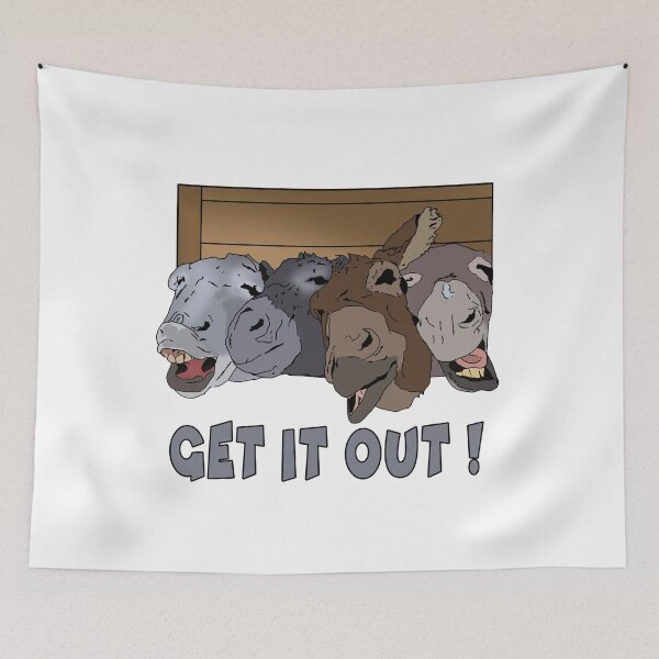 Item preview, Get It Out Funny Donkey Friends Gift idea for Donkeys designed and sold by elnino8.